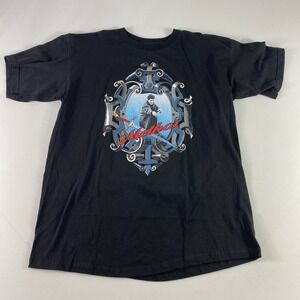 Vintage Highlander Methos Shirt Mens XL Black Sword TV Show 1998 Panzer 90s Tee